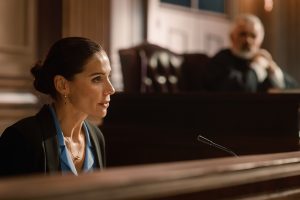 Witness in Courtroom Witness in Courtroom