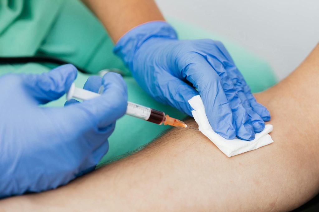 Galveston County DWI blood draw. 